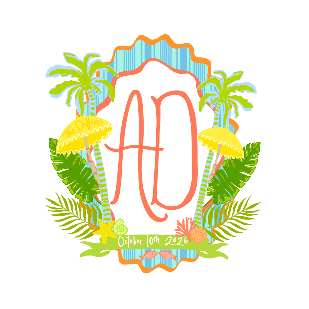 Digital Wedding Crest