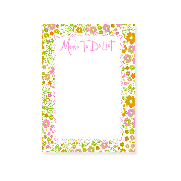 Ditsy Floral Notepad in Retro