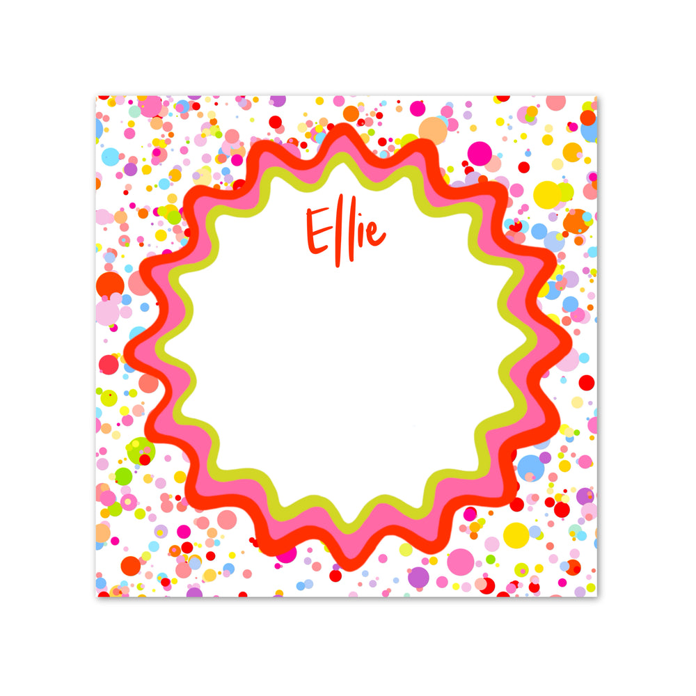 Vibrant Splatter Notepad in Watermelon