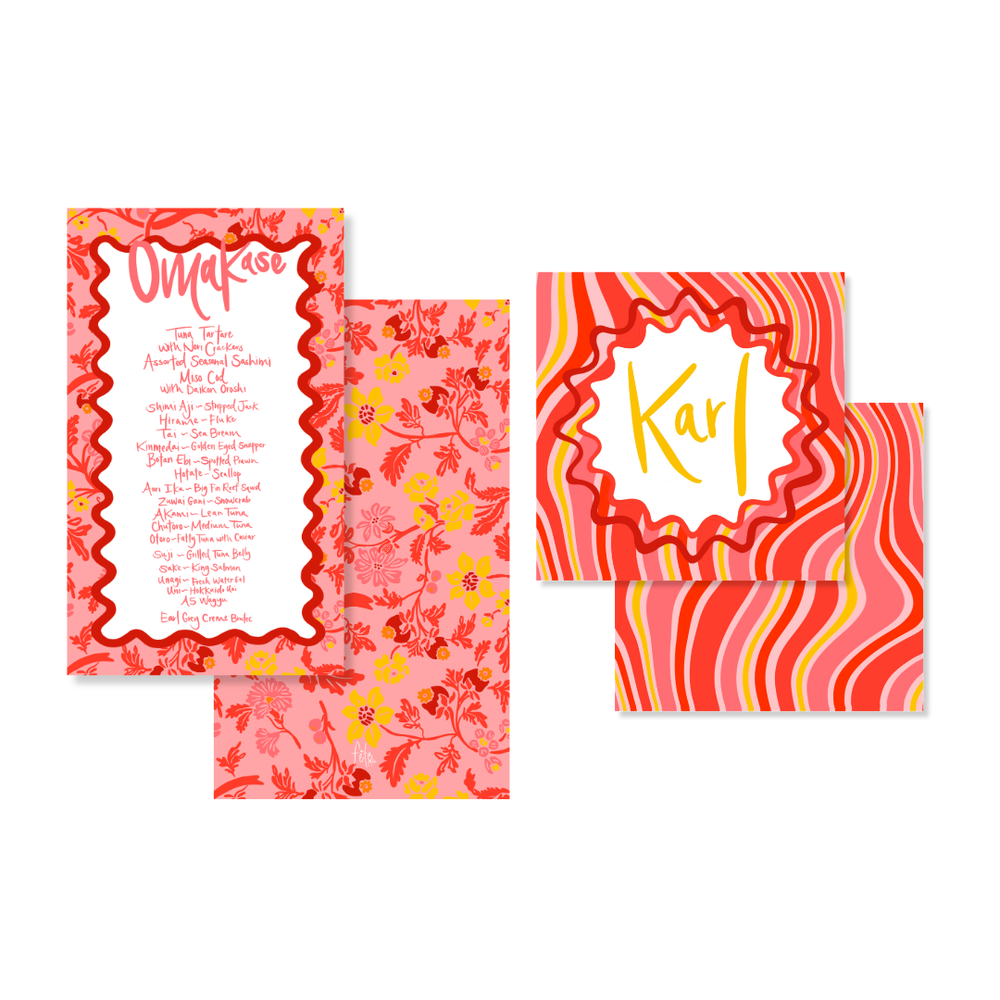 Digital Menus / Itineraries