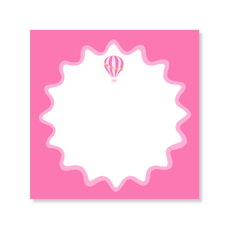 Icon Bar: Pink Balloon Notepad
