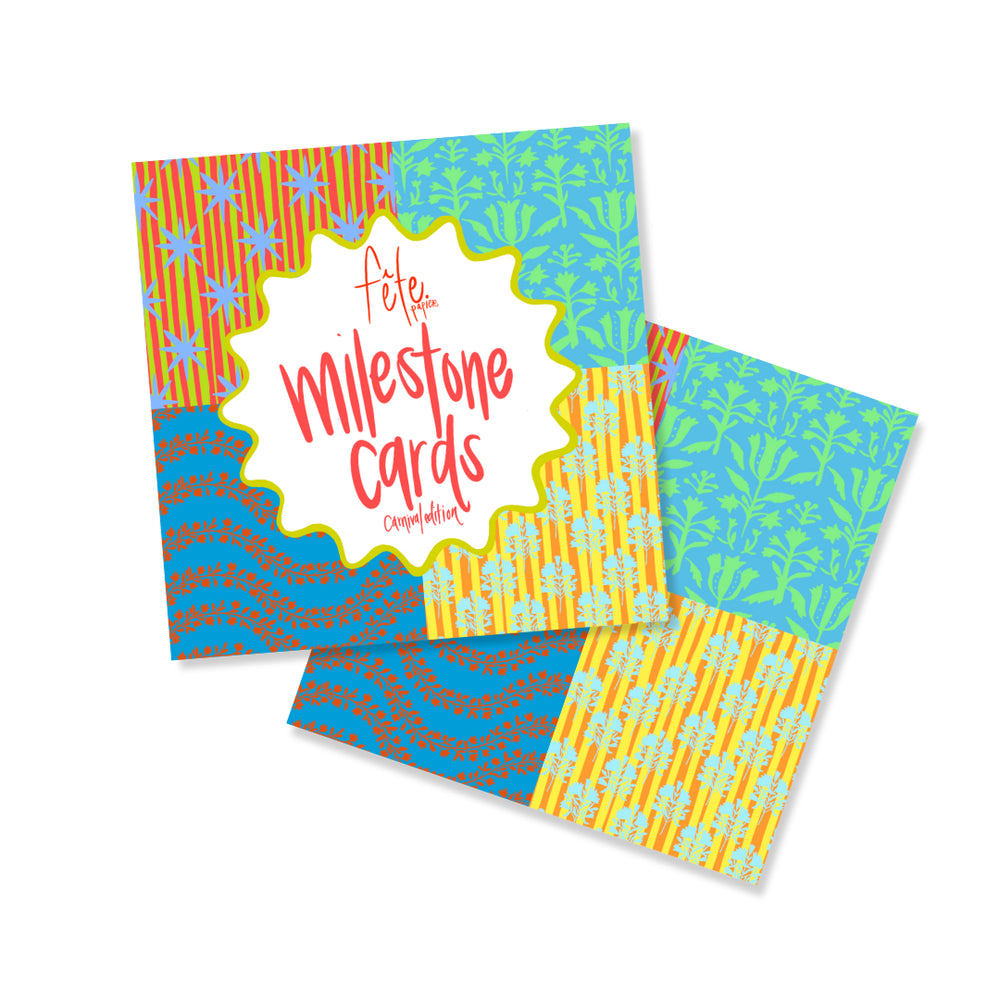 Carnival Milestone Cards