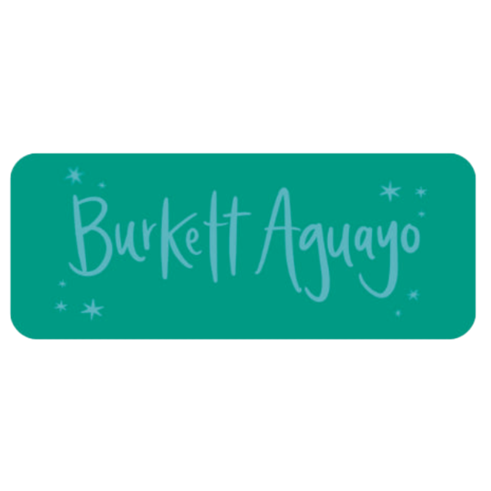 Boy Back To School Vinyl Labels in Aqua & Sky
