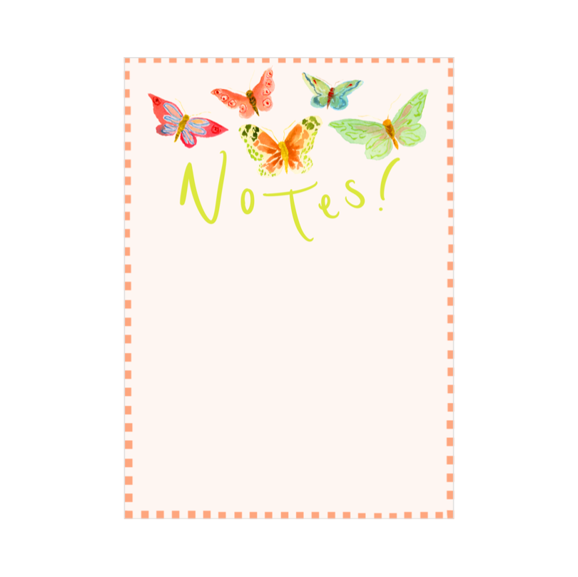 Nina Rosner for Fête Papier Butterfly Notepad