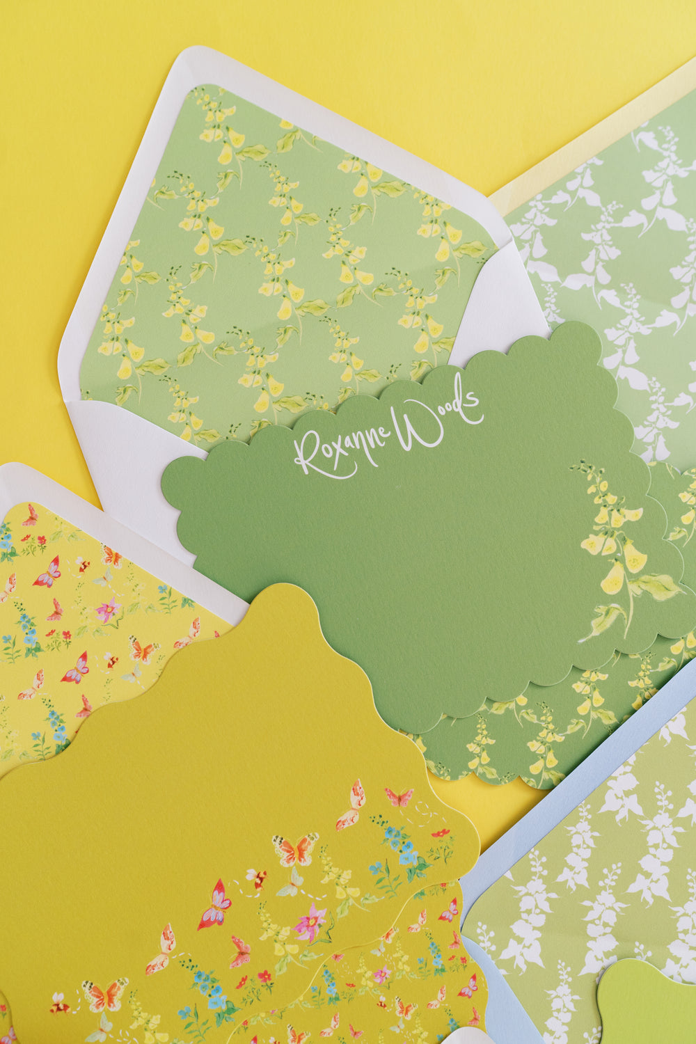 Nina Rosner x Fete Papier Yellow Foxglove Stationery