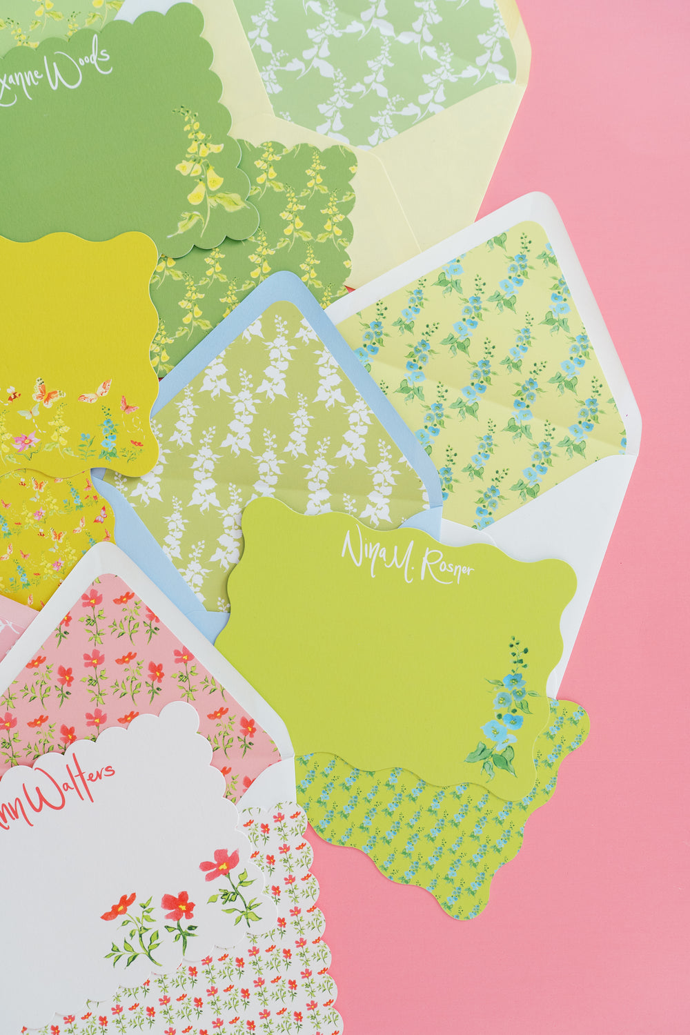 Nina Rosner x Fete Papier Blue Foxglove Stationery