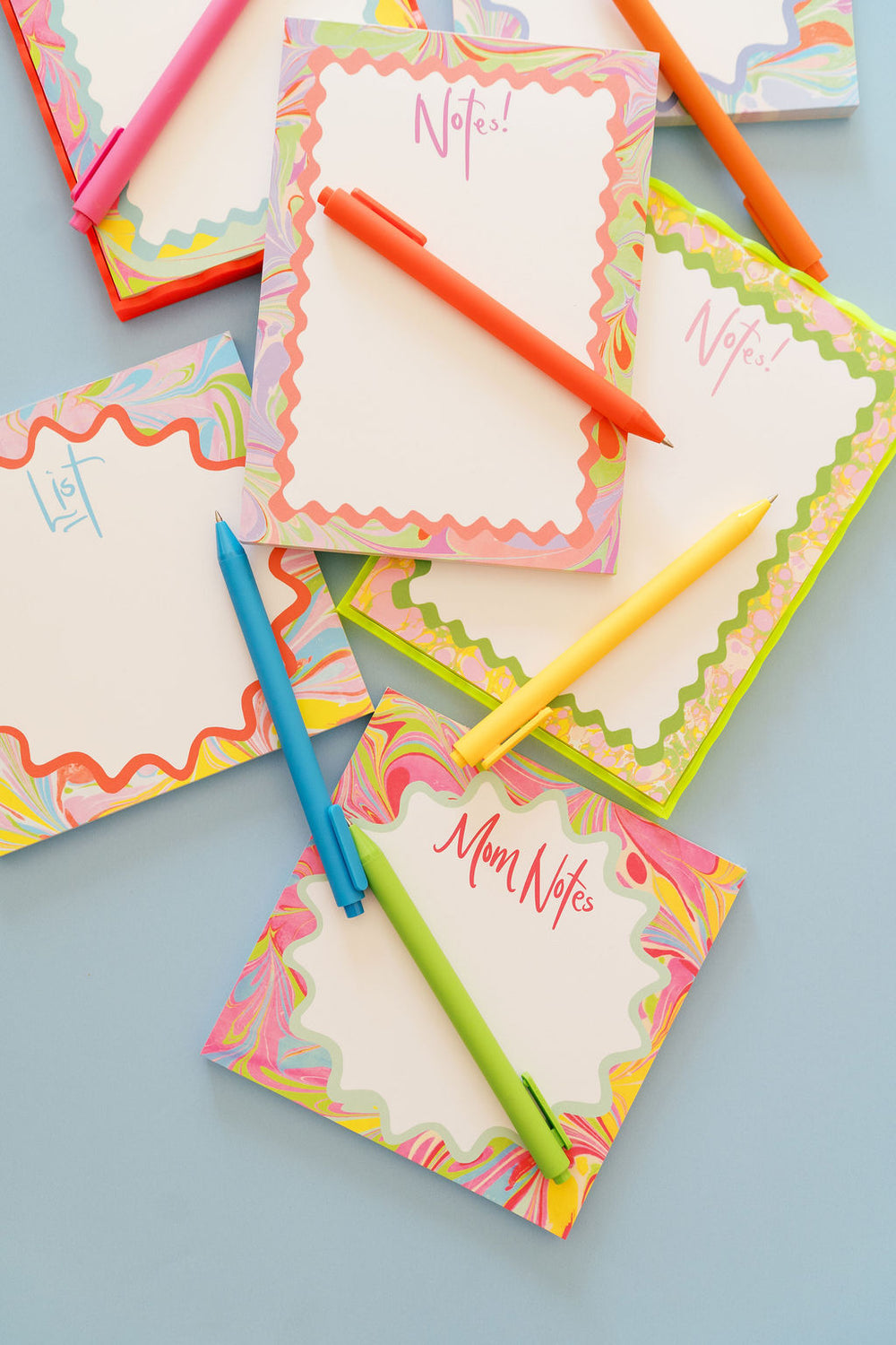 Groovy Marble Notepad