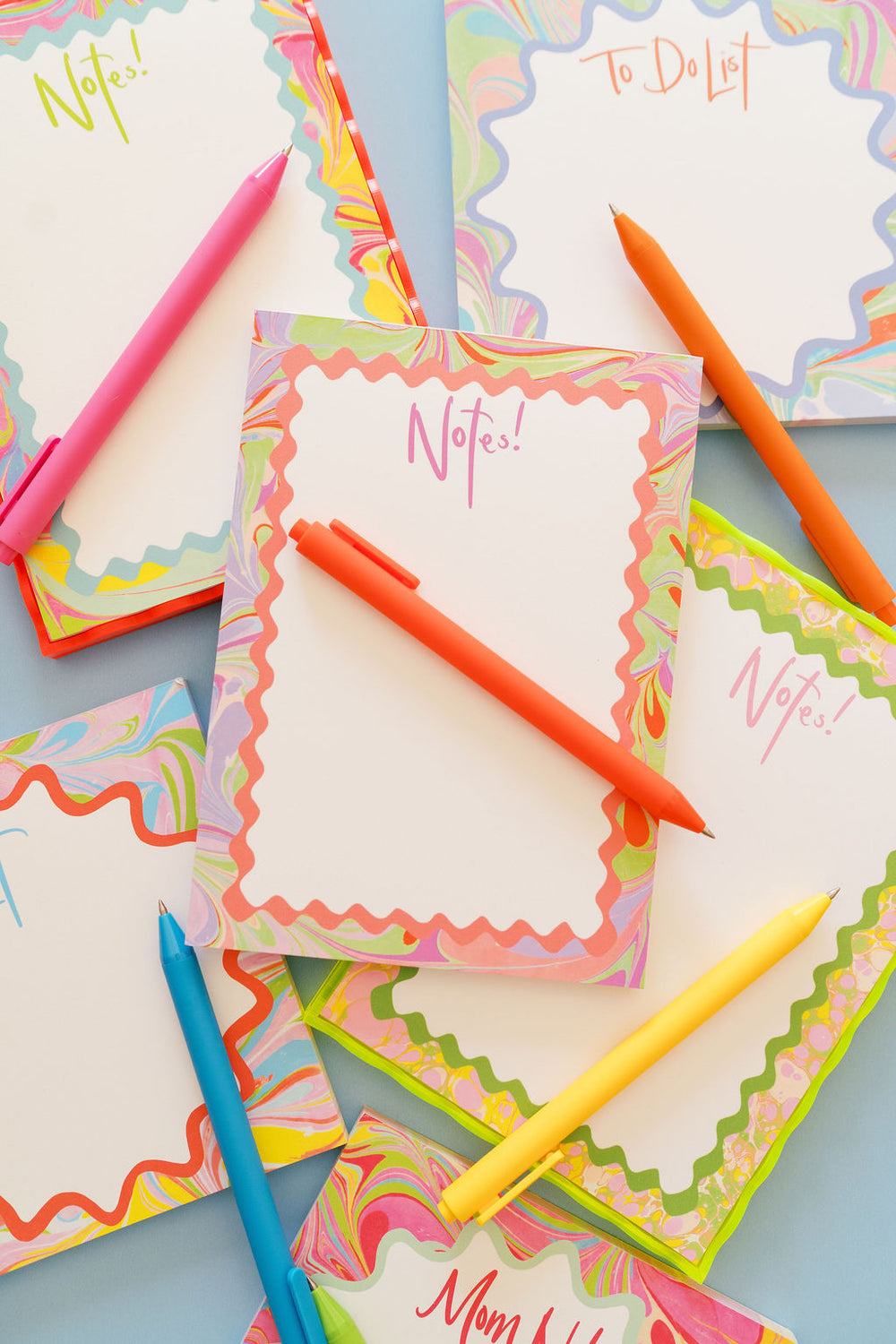 Icy Marble Punch Notepad