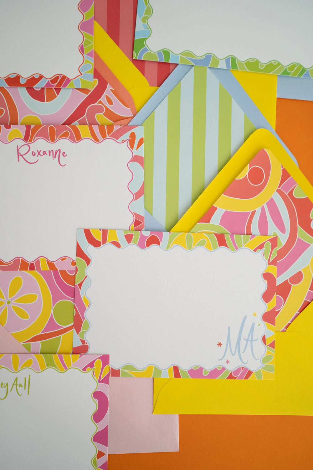 Fête Cabana Stationery in Fruit Punch