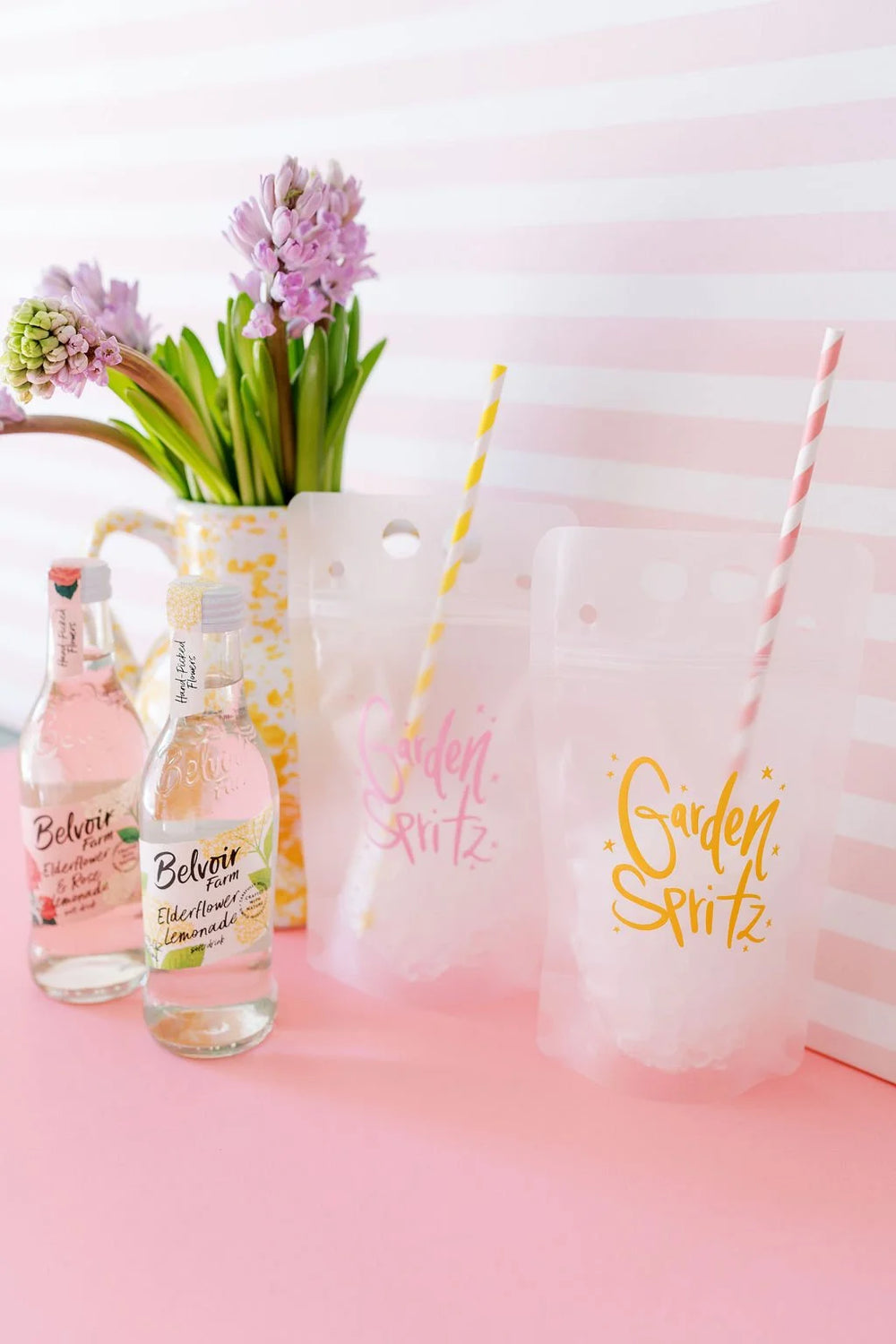 Karey Bancroft x FP Drink Pouches in Yellow