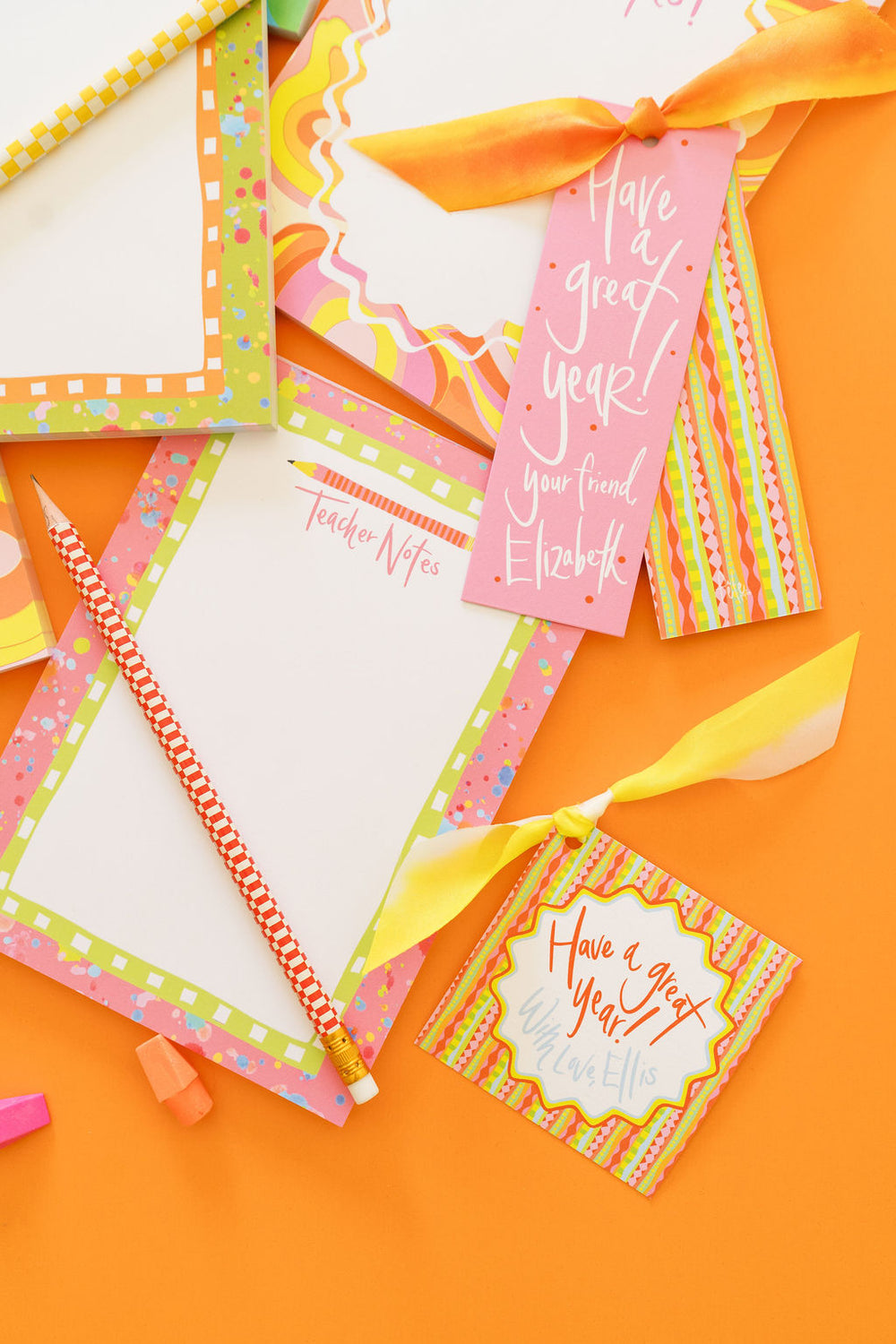 Back To School Zig Zag Gift Tags