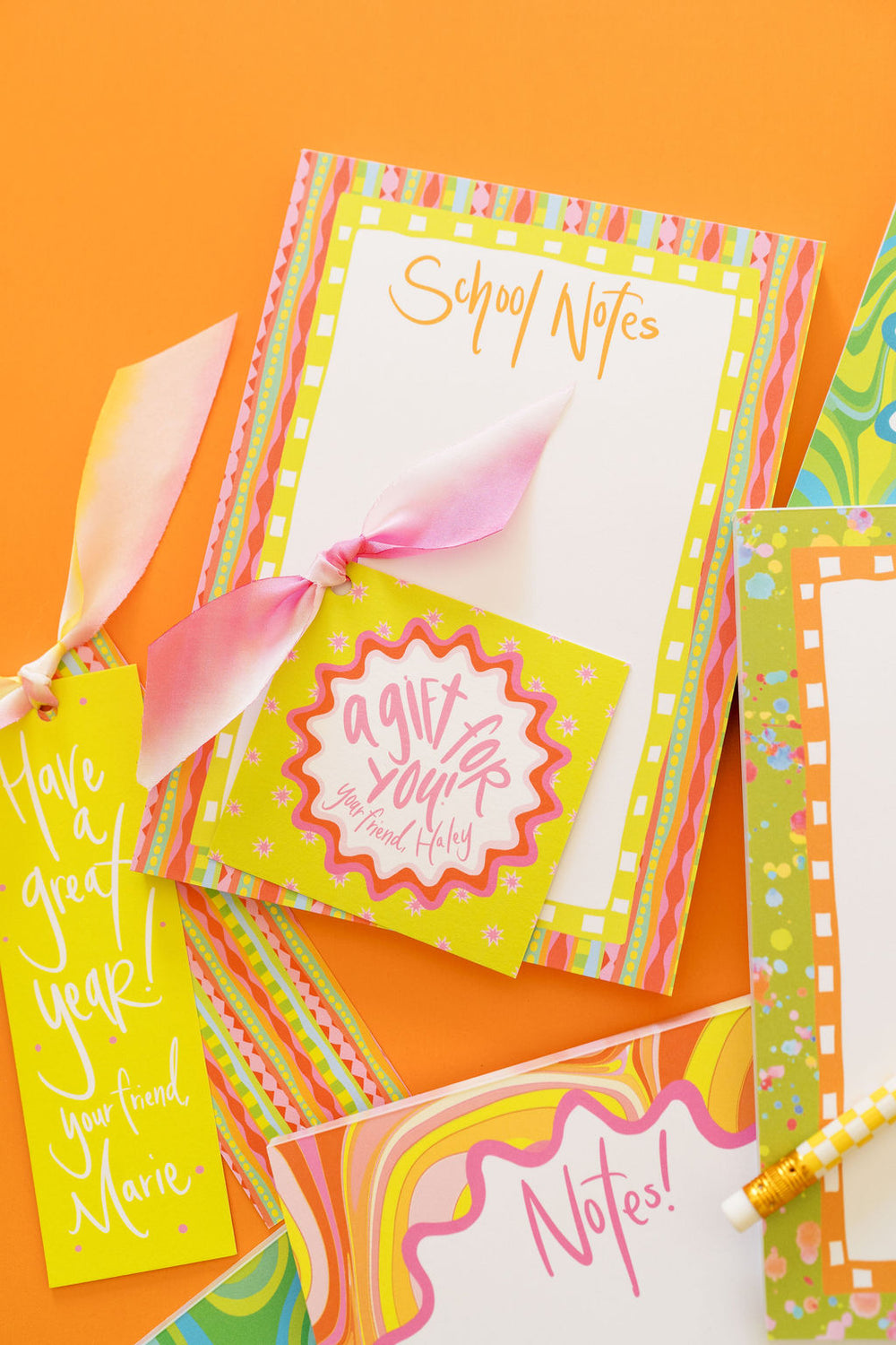 Back To School Zig Zag Notepad
