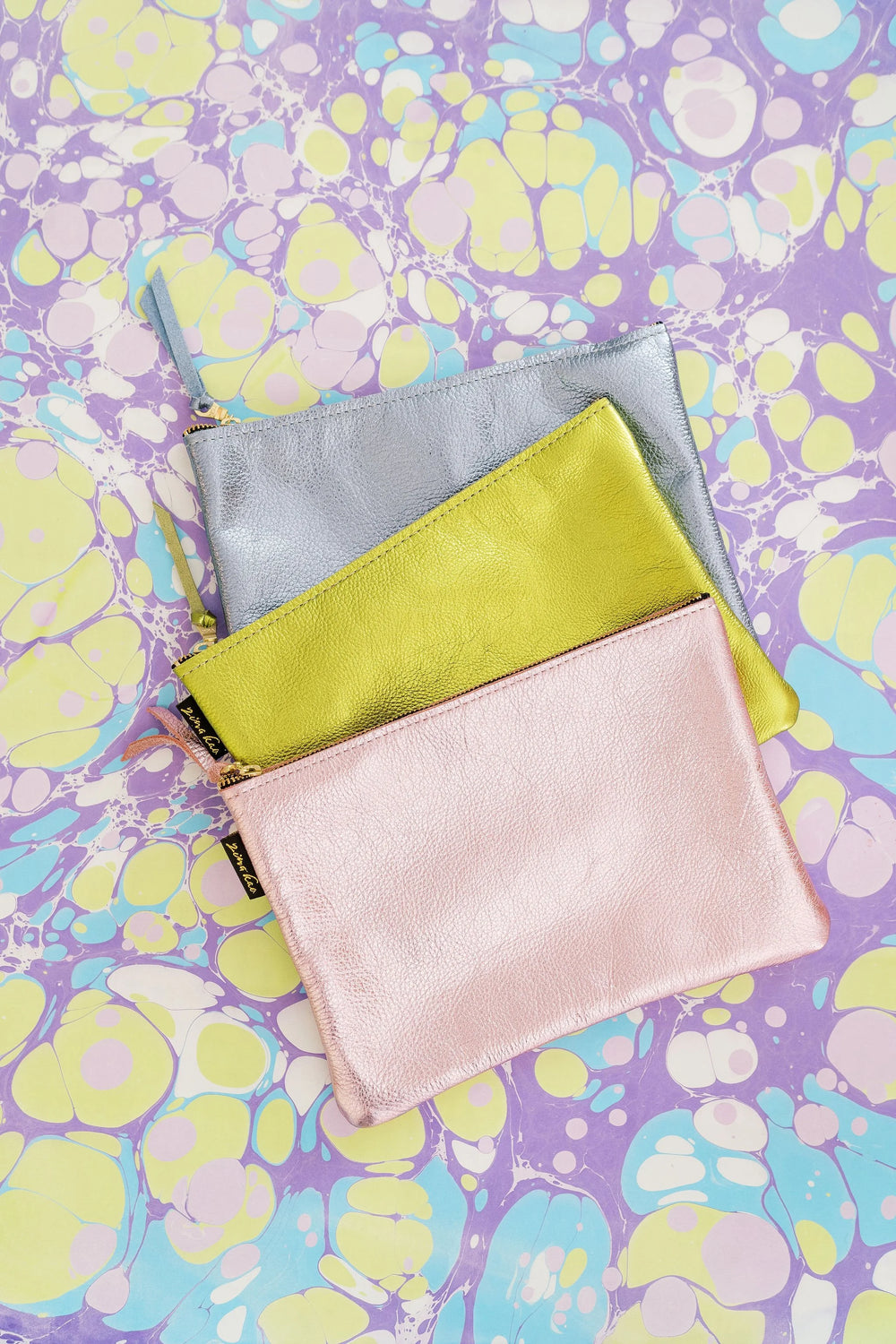 Metallic Pouch in Ice