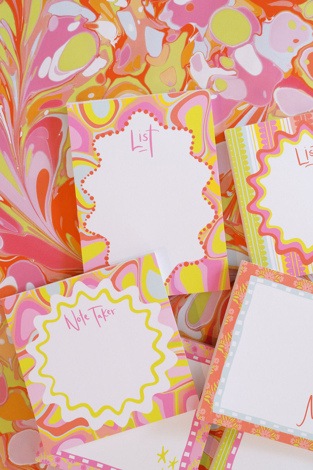 Retro Neon Notepad