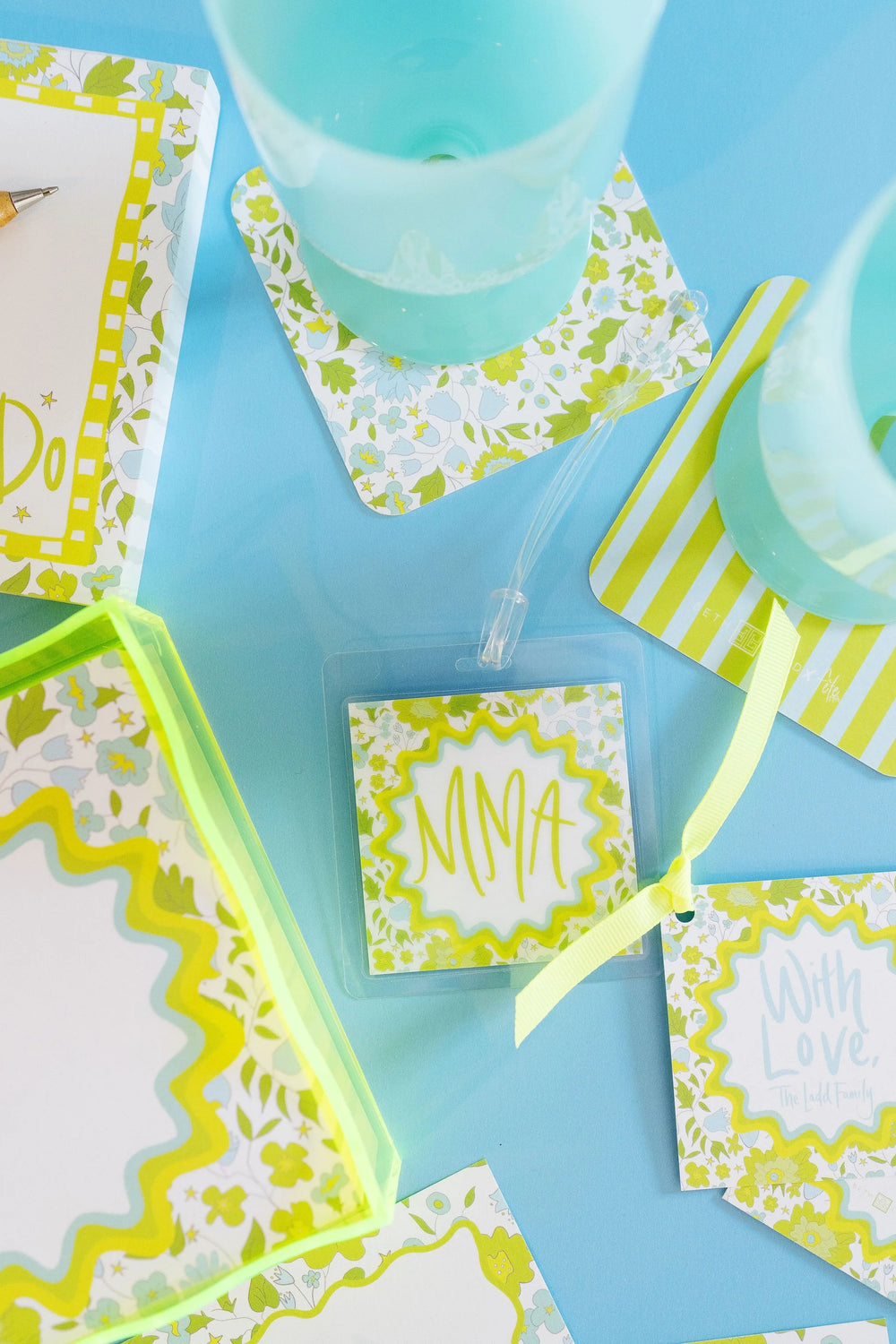 Summer In Bloom Bag Tag
