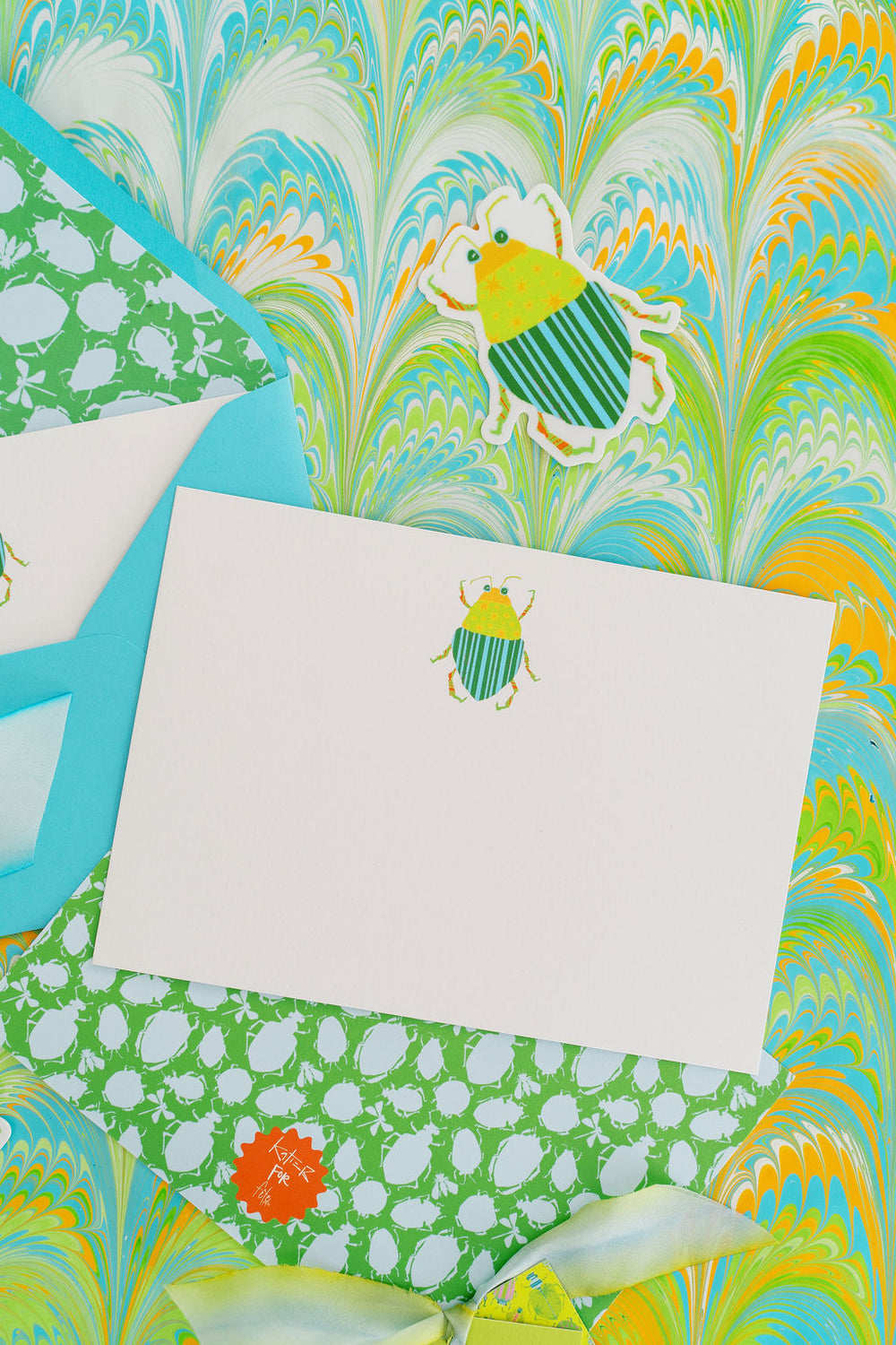 Busy Bug Star Beetle Sticker