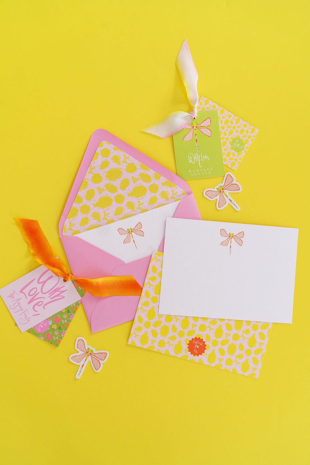Busy Bugs Gift Tags in Dotty Dragonfly