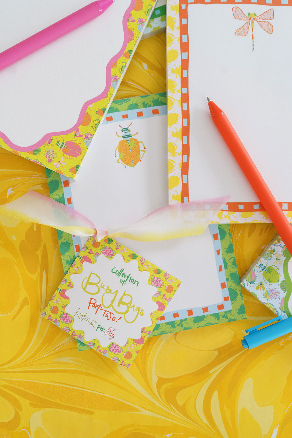 Busy Bugs Notepad in Starburst Beetle