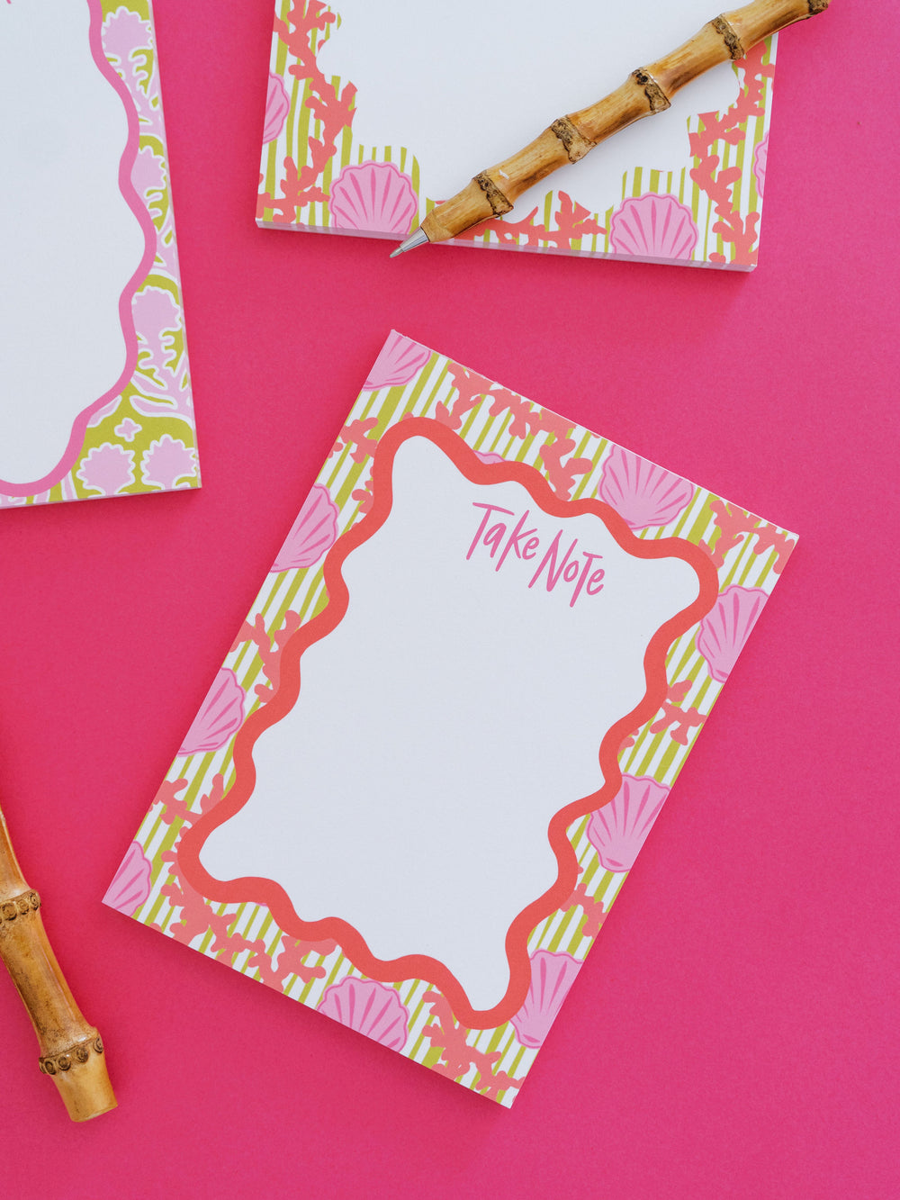 Shellabrate Notepad in Coral