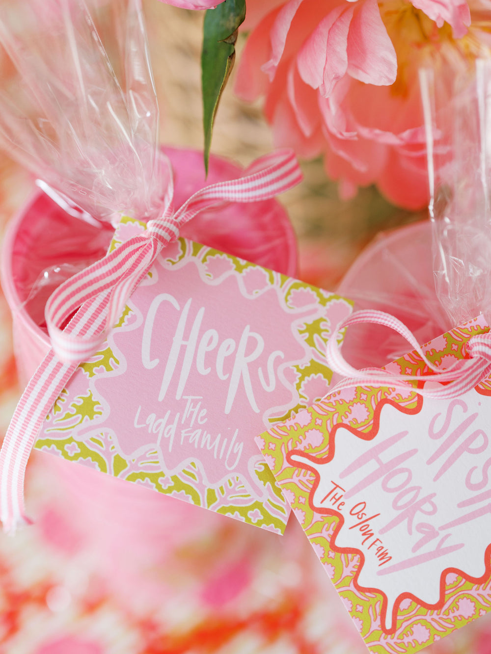 Shellabrate Tags in Floral
