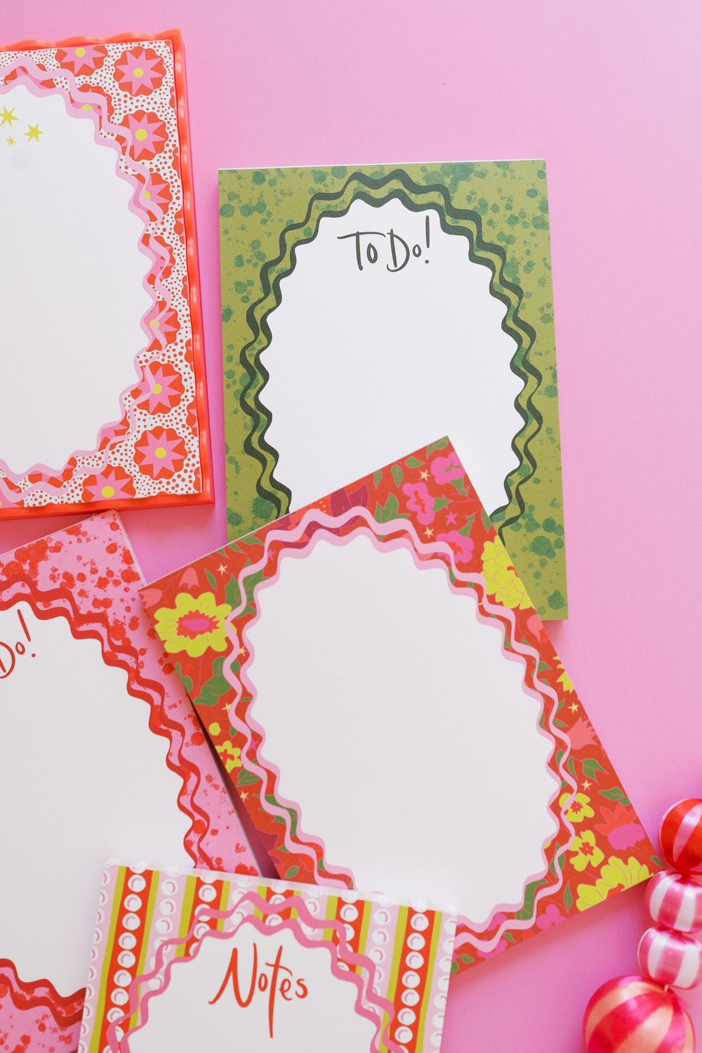 Splatter Notepad in Green