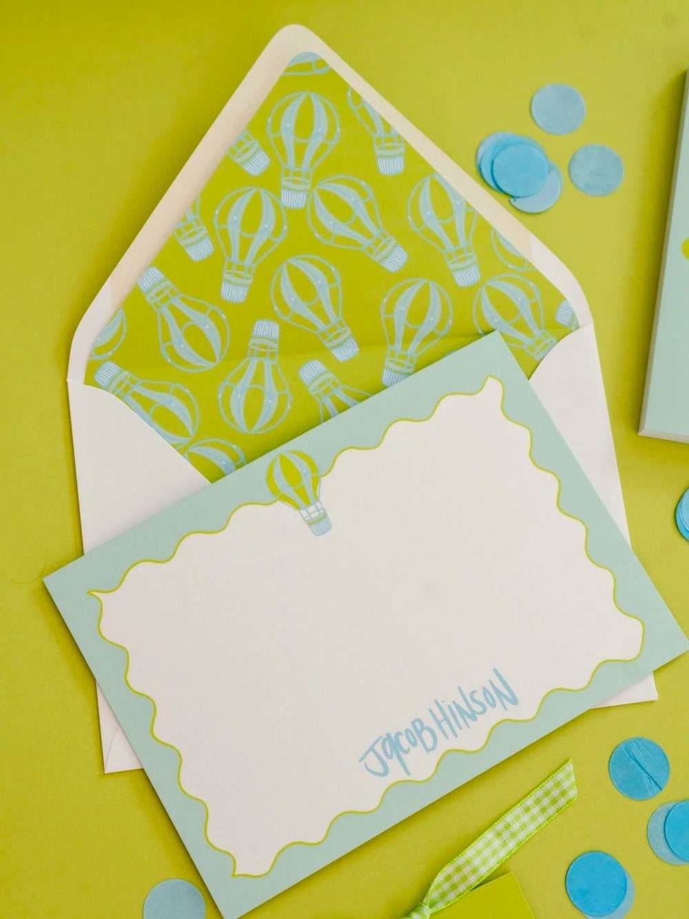 Icon Bar: Green Balloon Stationery