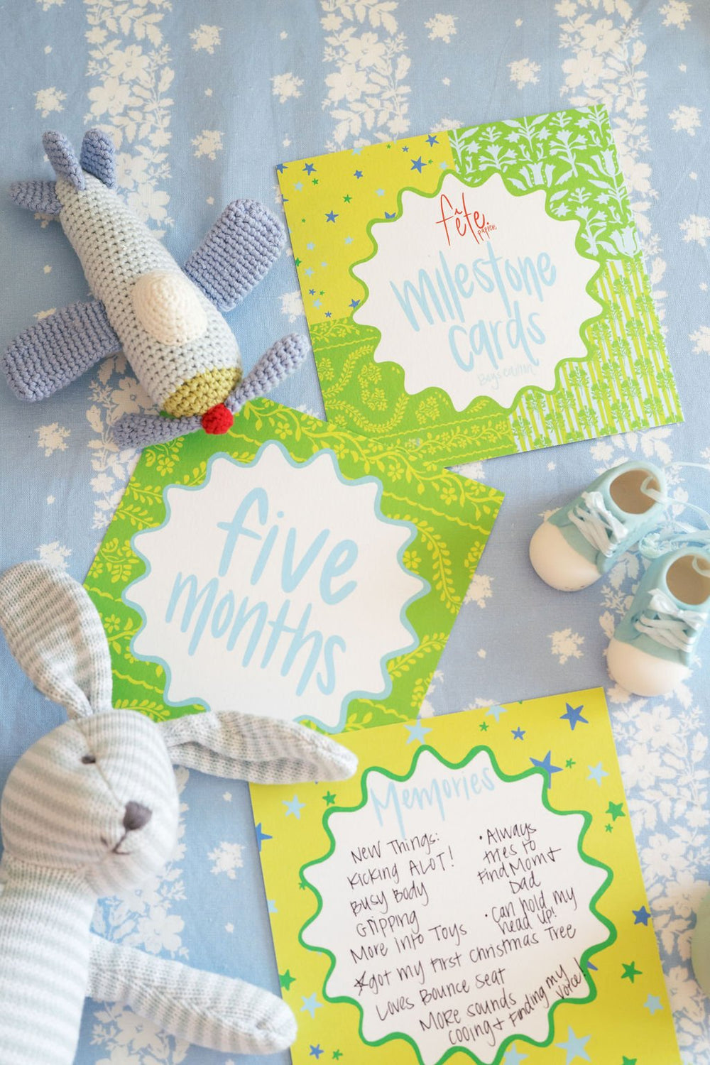 Boy Milestone Cards