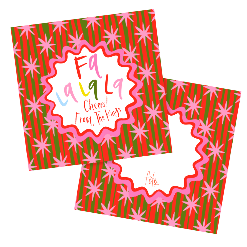 OG Fa La La La Stars & Stripes Gift Tags