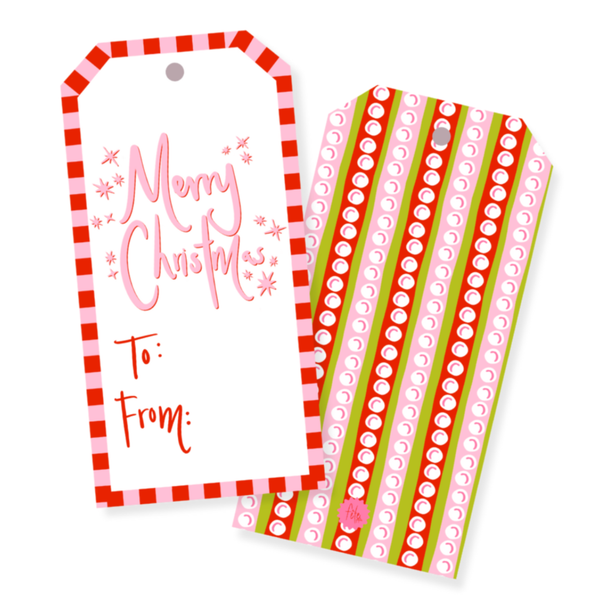 Jingle Bells Merry Christmas Gift Tags