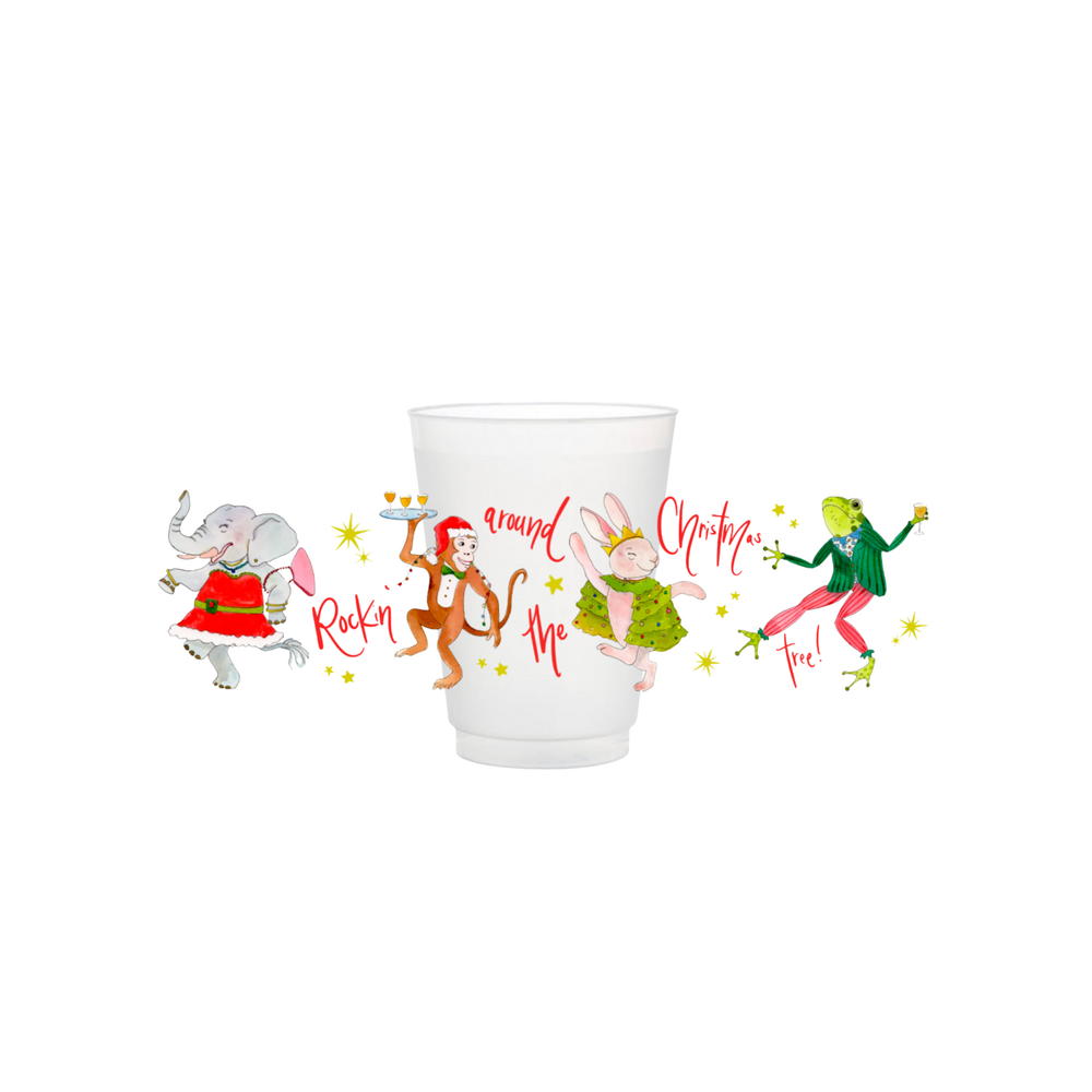Rockin' Around the Christmas Tree Cups