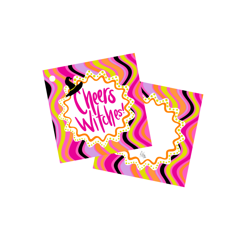 Cheers Witches Gift Tags