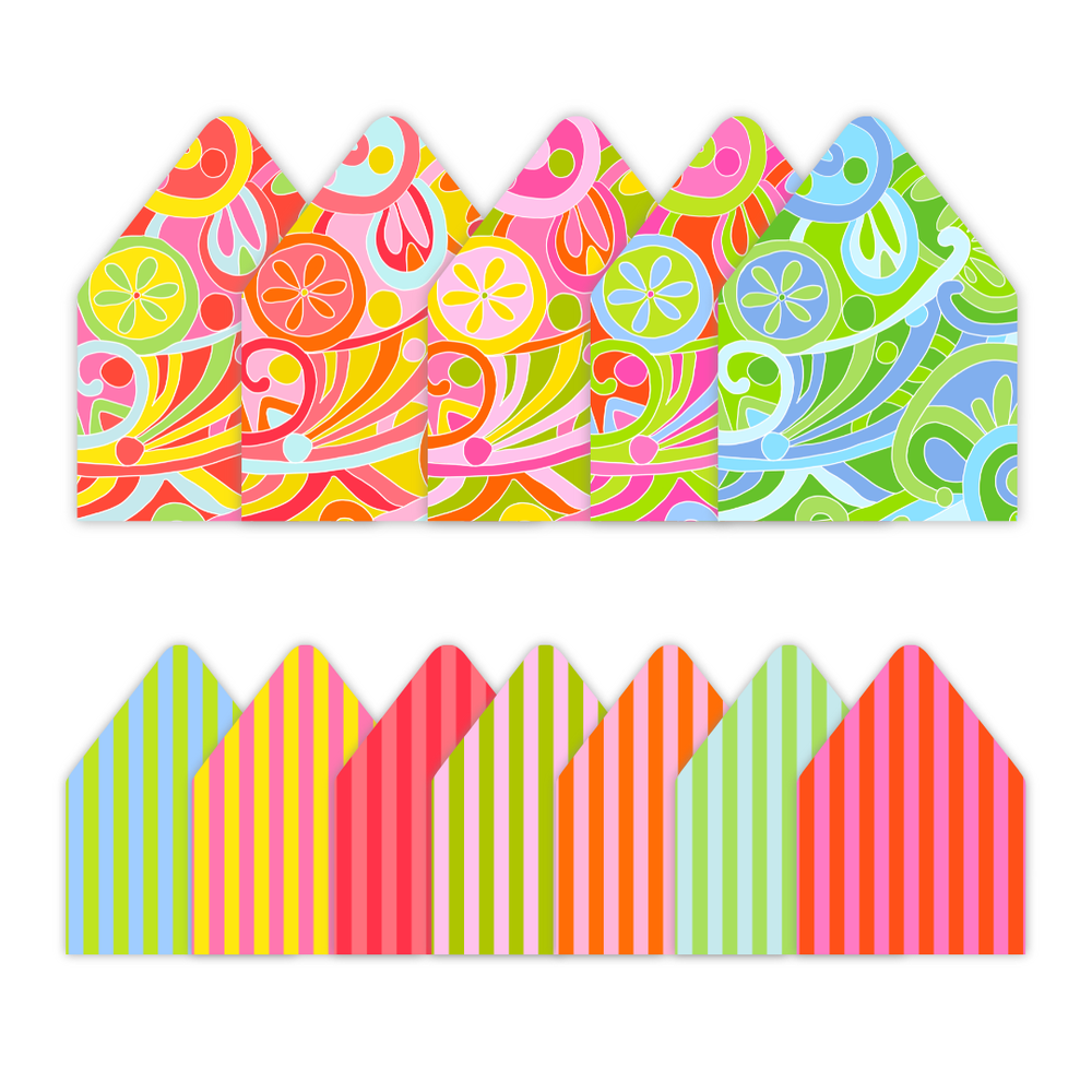 Fête Cabana Stationery in Grasshopper