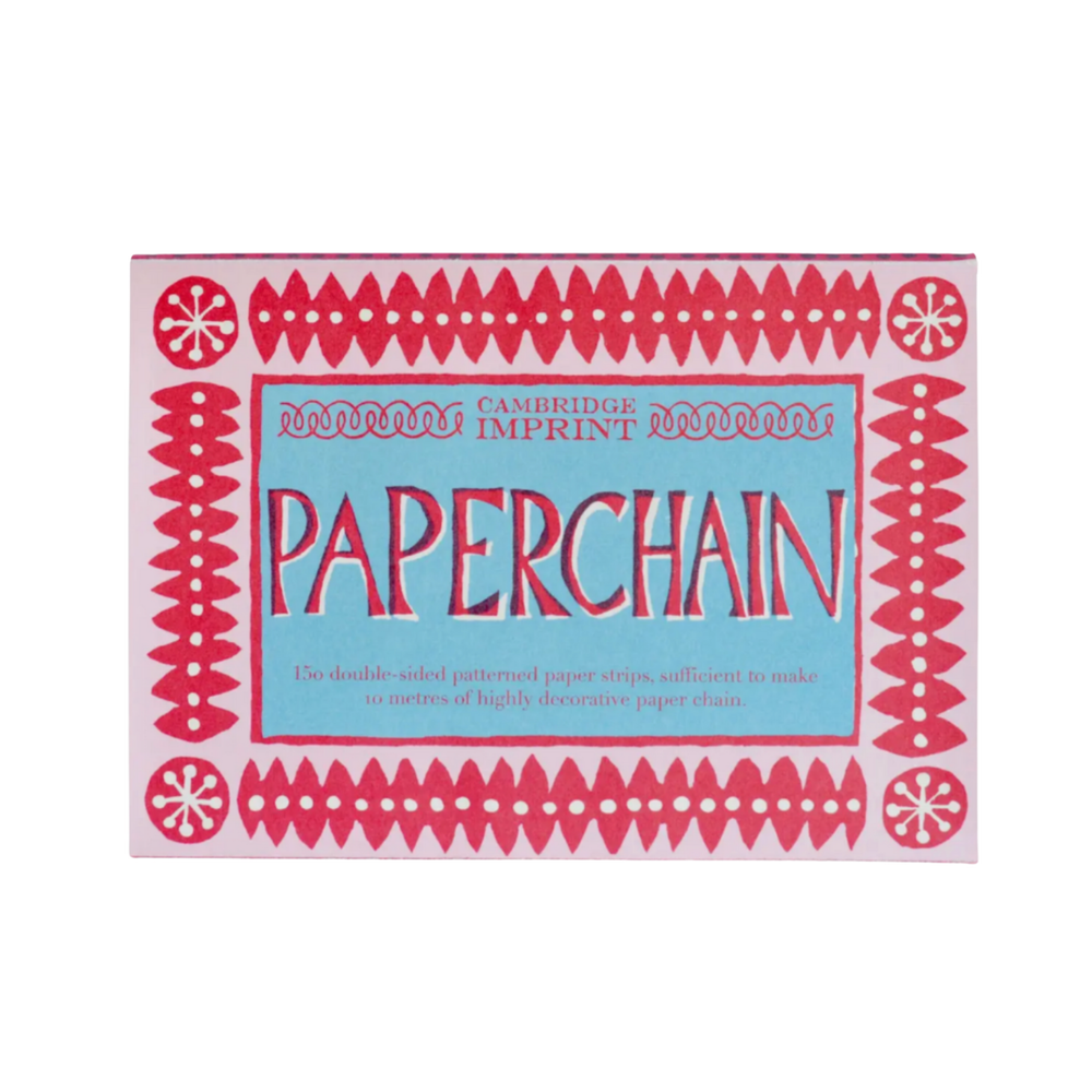 Red + Pink & Blue Paper Chain