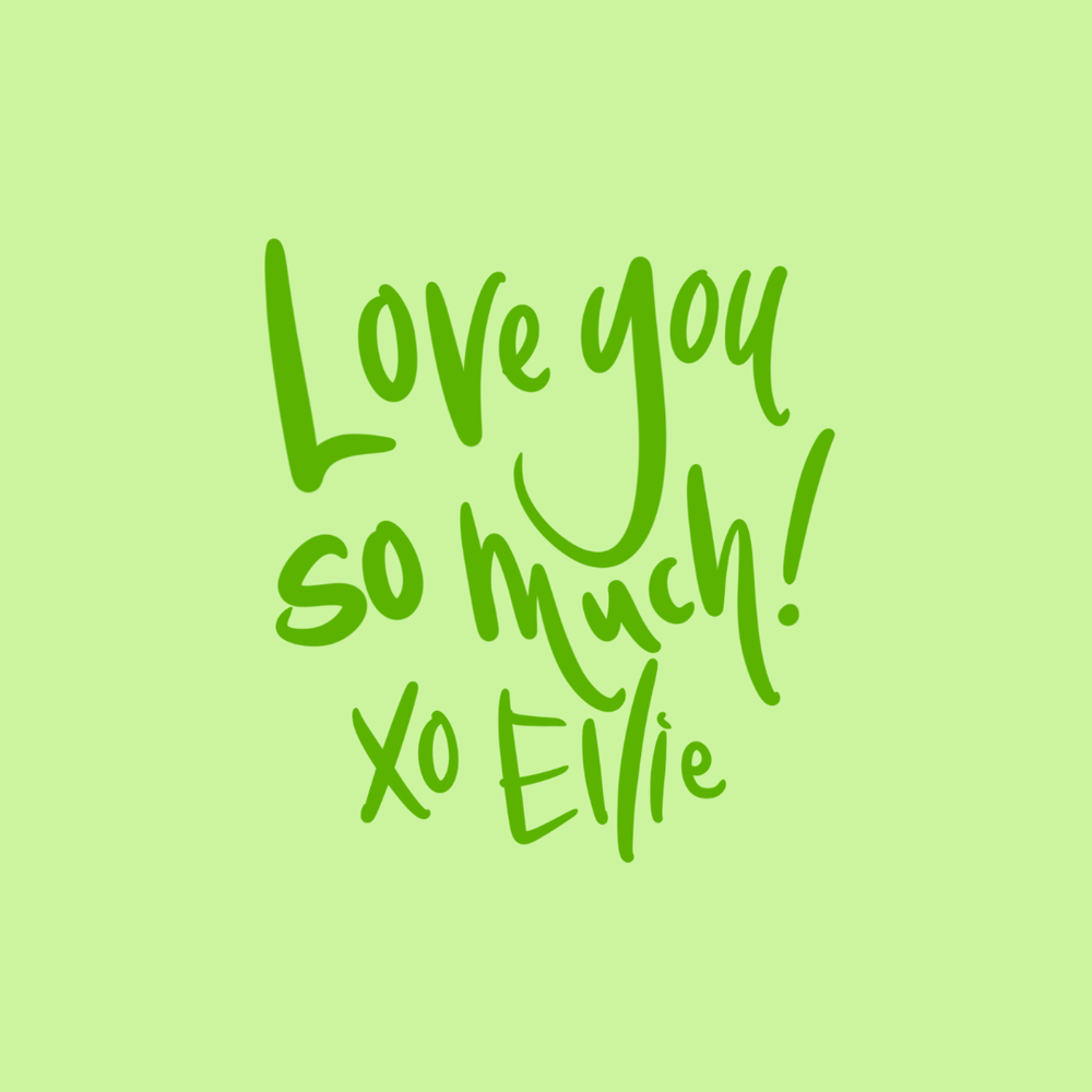 Nina Rosner for Fête Papier Acrylic Block Print in Green