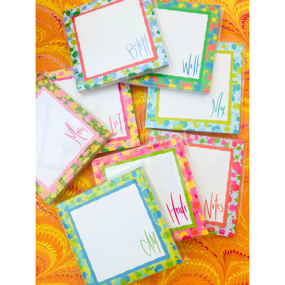 Candy Paints Notepad in Lemon Drop