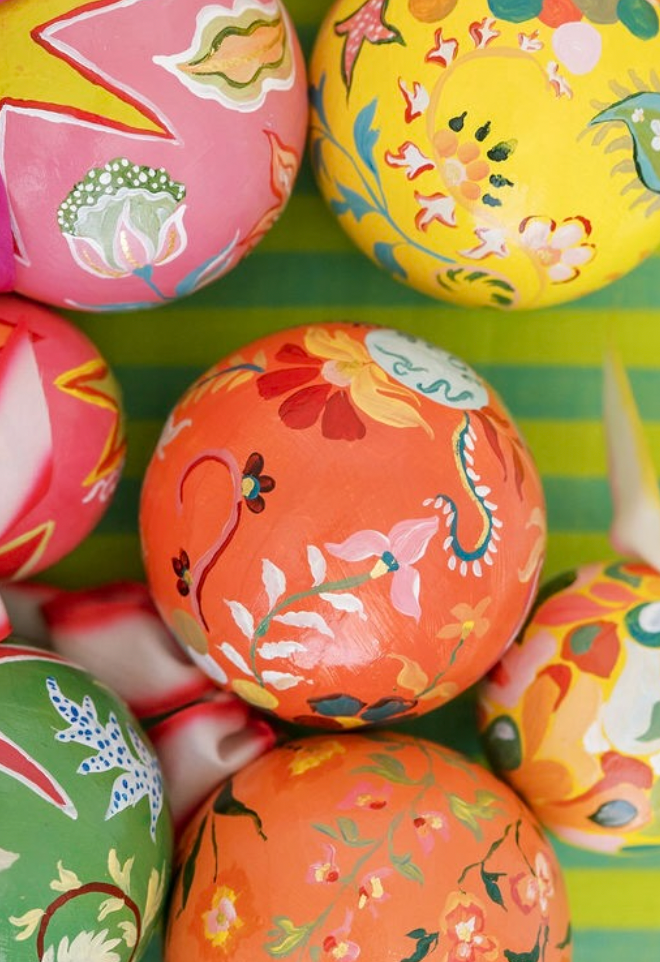 Nina Rosner for Fête Papier 3.5" Ornament 7 - BLOOD ORANGE