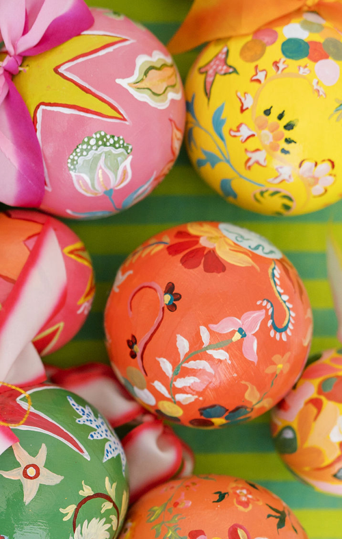 Nina Rosner for Fête Papier 3.5" Ornament 7 - BLOOD ORANGE