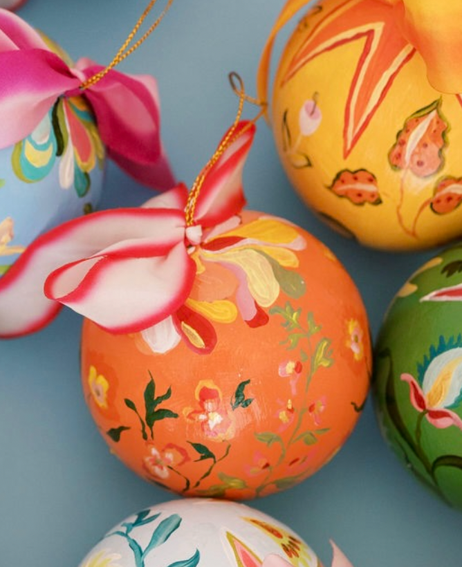Nina Rosner for Fête Papier 3.5" Ornament 9 - ORANGE