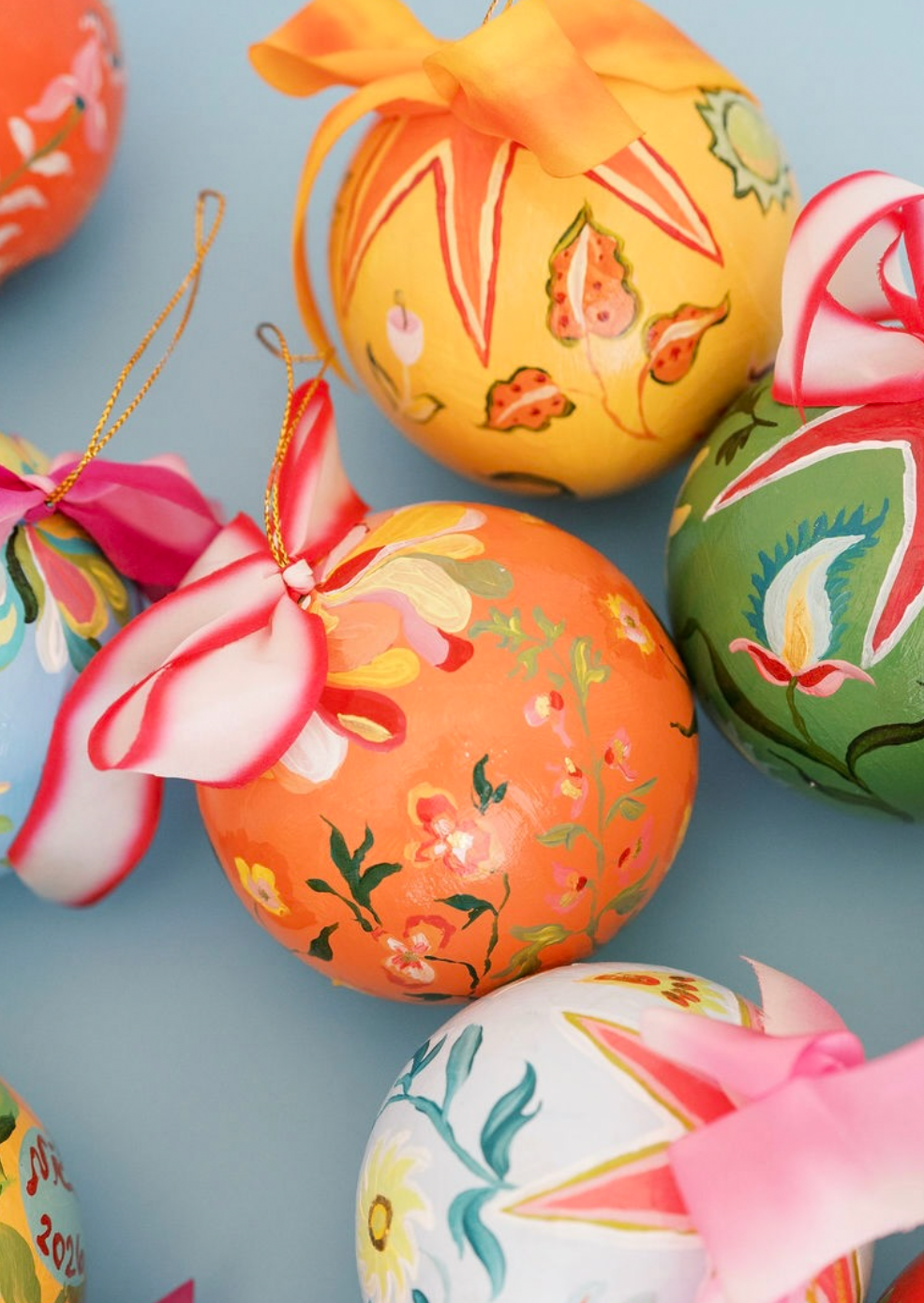 Nina Rosner for Fête Papier 3.5" Ornament 9 - ORANGE