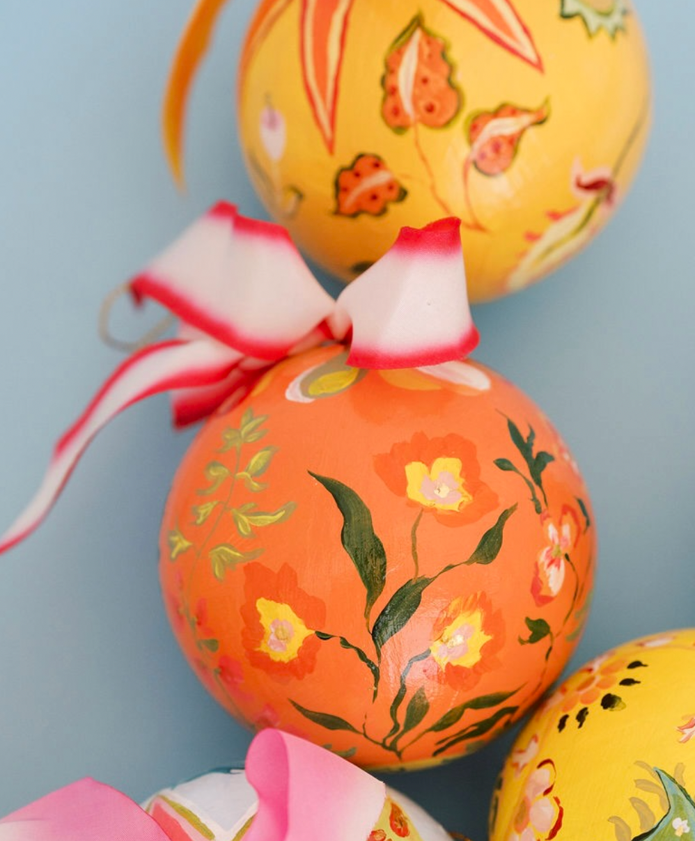 Nina Rosner for Fête Papier 3.5" Ornament 9 - ORANGE