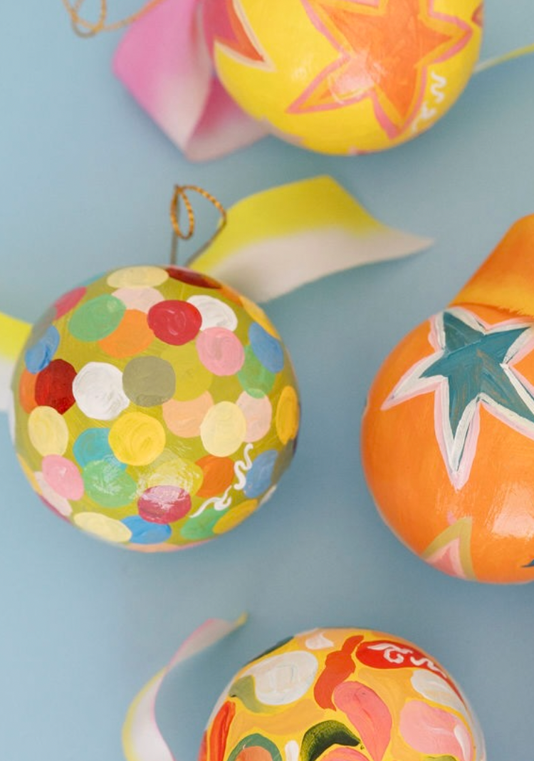 Nina Rosner for Fête Papier 2.5" Ornament 3 - OLIVE