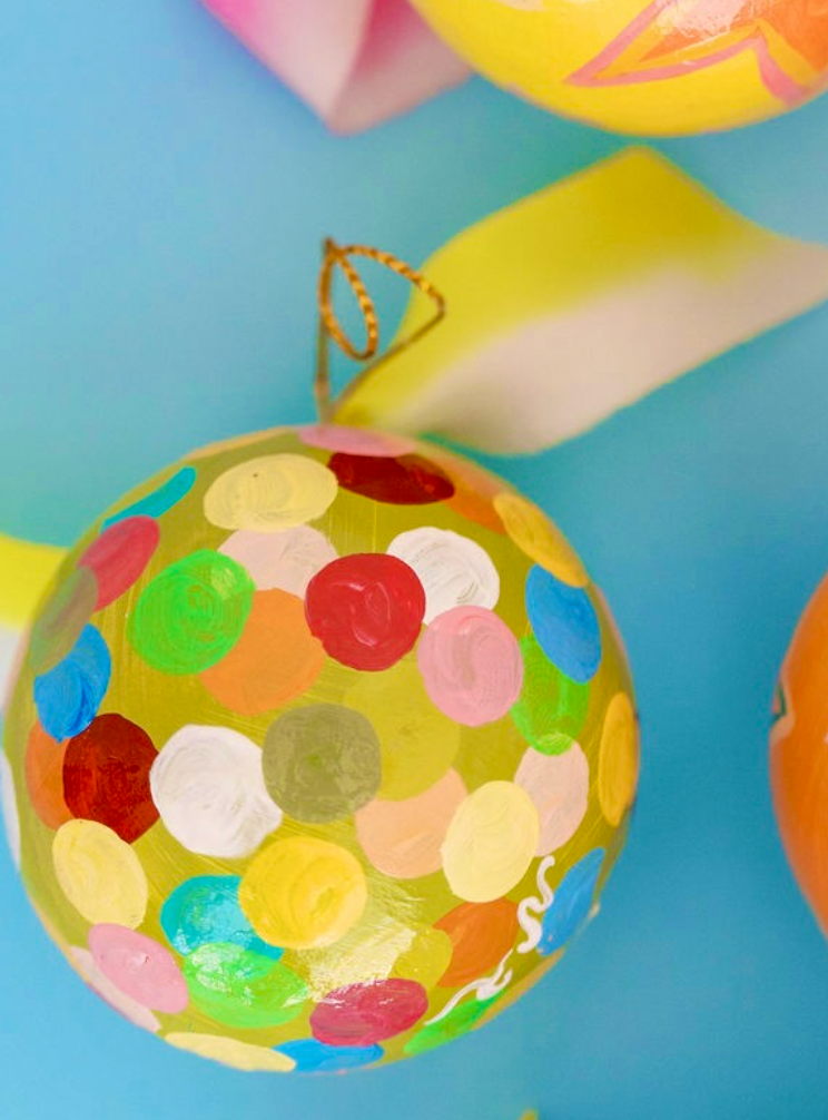 Nina Rosner for Fête Papier 2.5" Ornament 3 - OLIVE