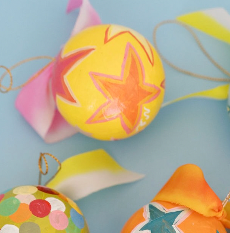 Nina Rosner for Fête Papier 2.5" Ornament 5 - GOLD