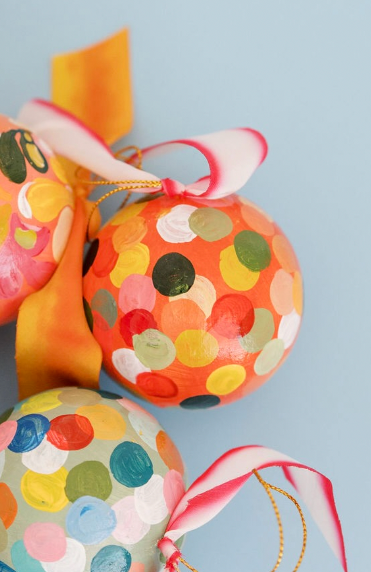 Nina Rosner for Fête Papier 2.5" Ornament 7 - BLOOD ORANGE