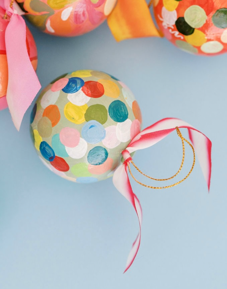 Nina Rosner for Fête Papier 2.5" Ornament 8 - MISTY GREEN