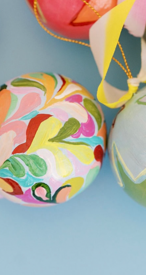 Nina Rosner for Fête Papier 2.5" Ornament 10 - POWDER BLUE