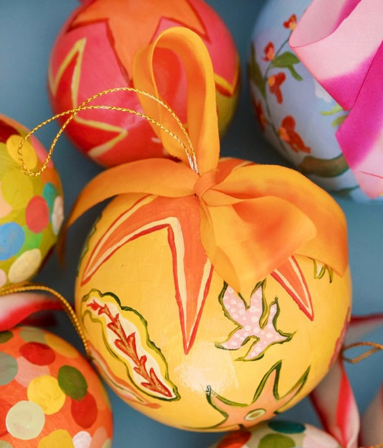 Nina Rosner for Fête Papier 3.5" Ornament 2 - MUSTARD