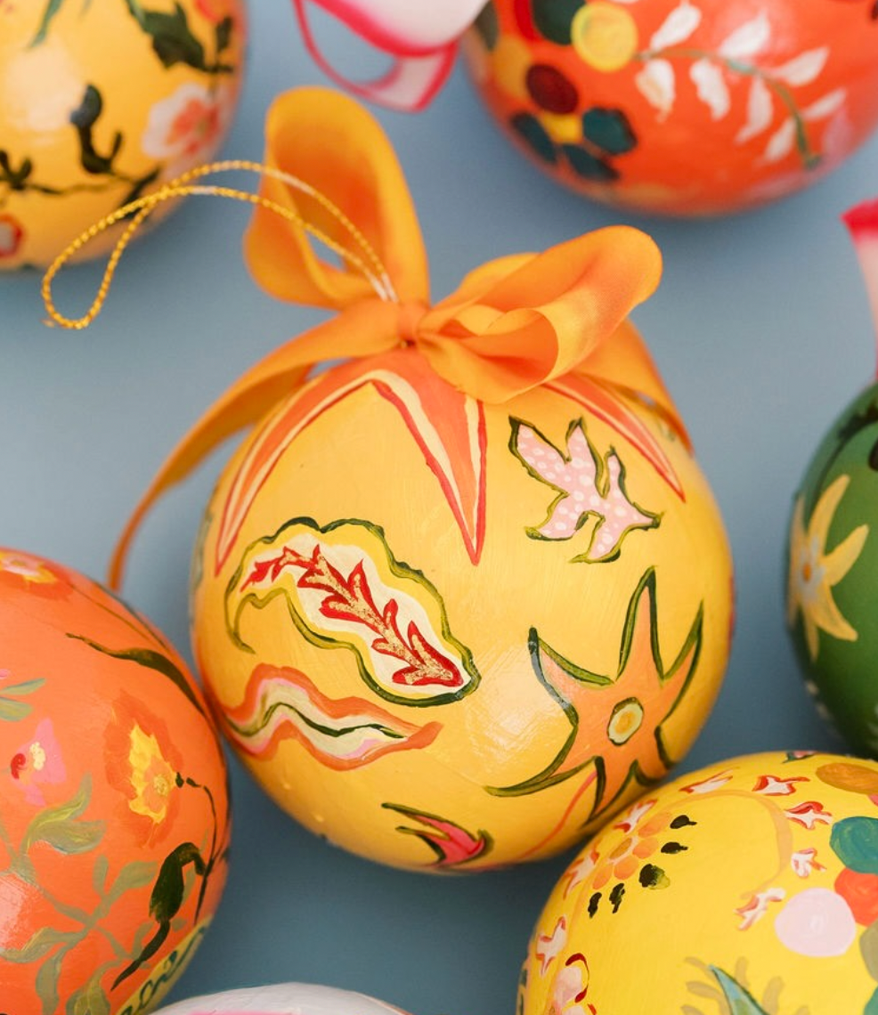 Nina Rosner for Fête Papier 3.5" Ornament 2 - MUSTARD
