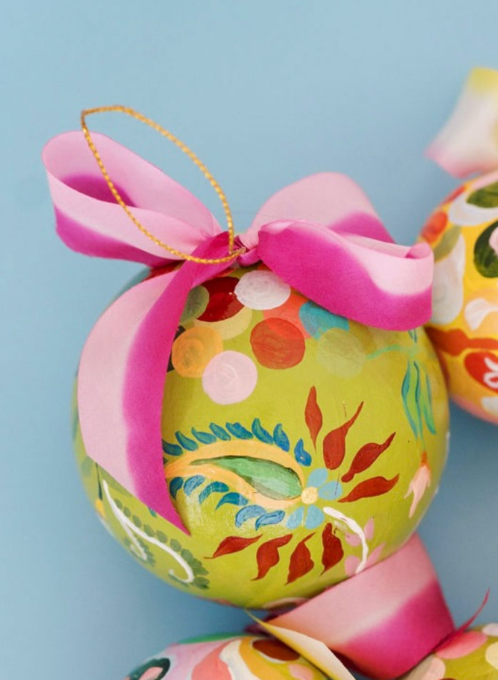 Nina Rosner for Fête Papier 3.5" Ornament 3 - OLIVE