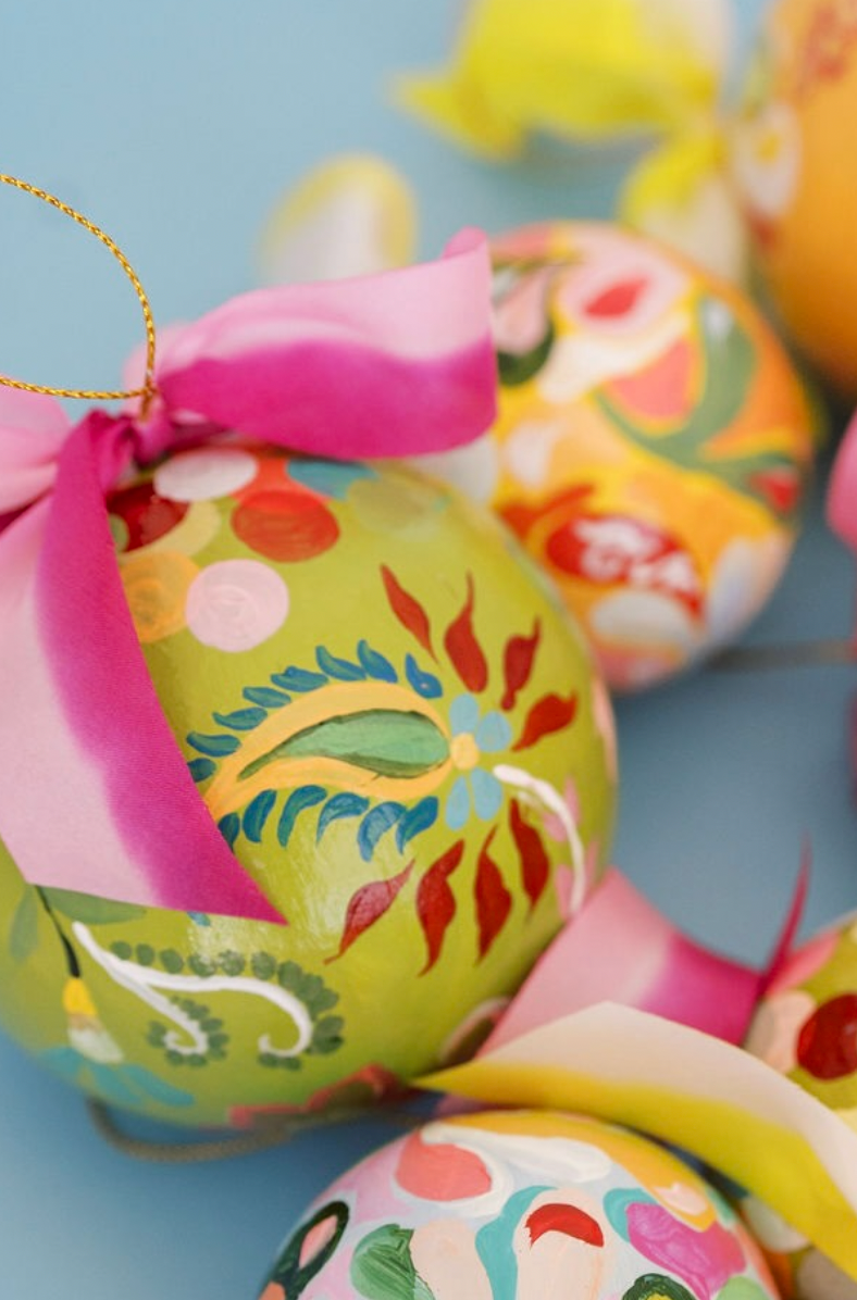 Nina Rosner for Fête Papier 3.5" Ornament 3 - OLIVE